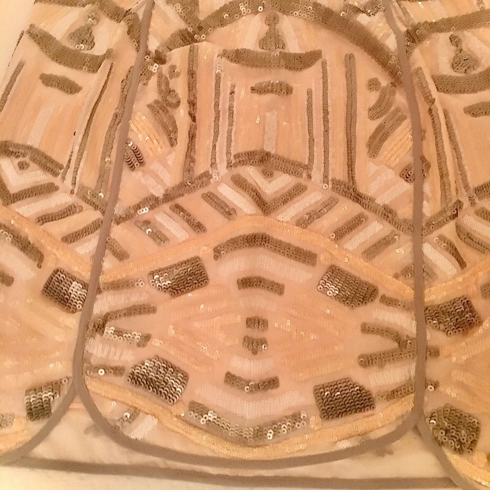 Stylish Stunning Beaded Hale Bob Skirt NWT! - Picture 4 of 5